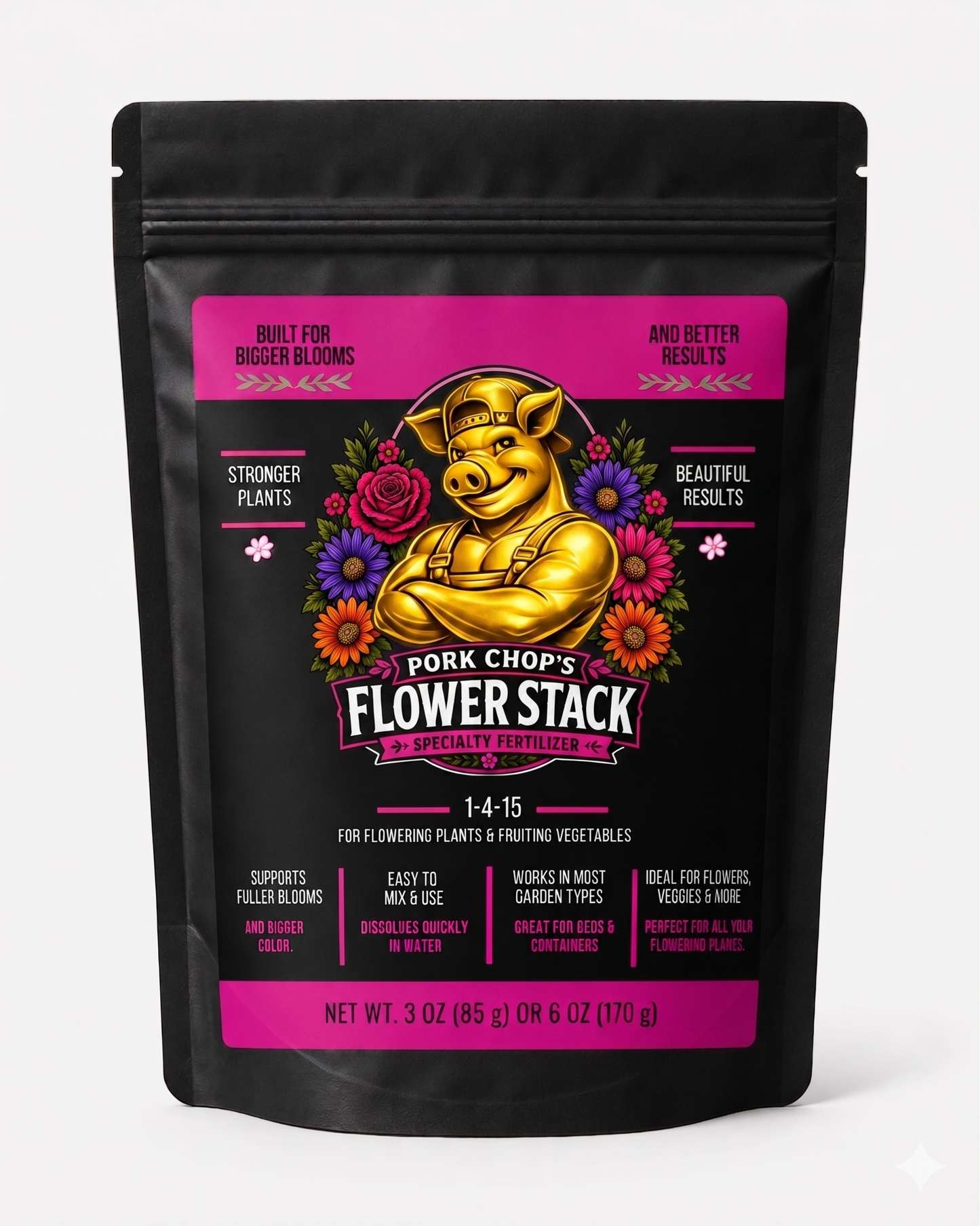 Pork Chop's Flower Stack