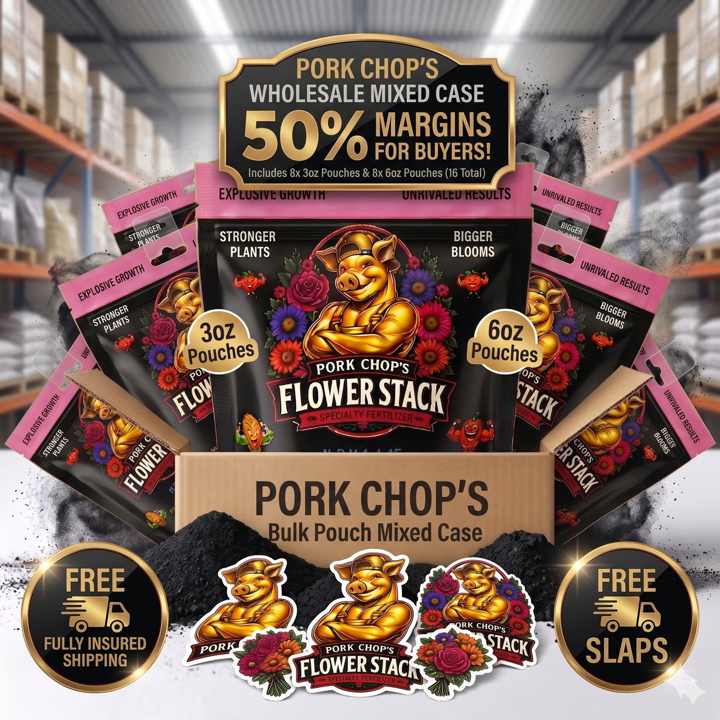 Pork Chop's Flower Stack Specialty Plant Fertilizer
